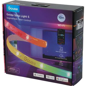 Produktbild für LED-Streifen Govee Strip Light S, dimmbar, weiß + RGB
