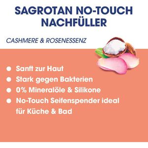 Produktbild für Seife Sagrotan No-Touch Cashmere &amp; Rosenduft