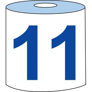 Produktbild für Putztuchrolle Tork Mini, 120123, M1, aus Zellstoff, weiß