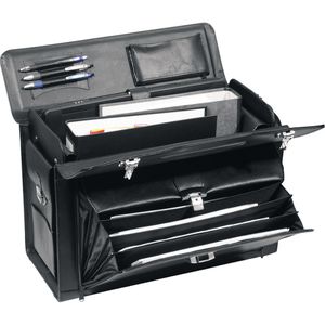 Produktbild für Pilotenkoffer Alassio Verona 45057, schwarz, 30 Liter