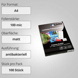 Produktbild für Laminierfolien LMG DIN A4