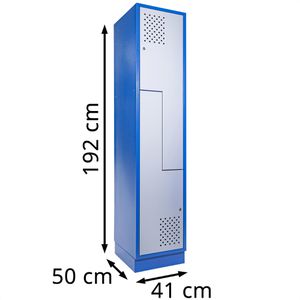 Produktbild für Spind Güde 40676, Z-Spind, grau