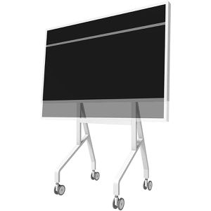 Produktbild für TV-Ständer Neomounts FL50-515WH1, mit Rollen, weiß, Metall