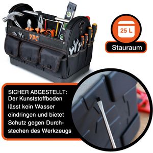 Produktbild für Werkzeugtasche YPC Pioneer, XXL, BG00005BKBK
