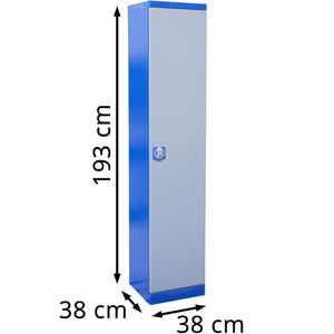 Produktbild für Werkzeugschrank Güde Typ A 40677, aus Metall, blau / grau
