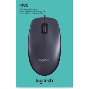 Produktbild für Maus Logitech M90 optische Kabelmaus