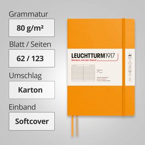 Produktbild für Notizbuch Leuchtturm1917 Medium, 363404, Karton Softcover