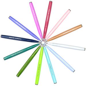 Produktbild für Brush-Pen Pentel SES15C-12, Brush Sign Pen Set