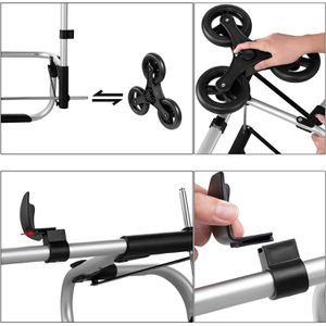 Produktbild für Einkaufstrolley Monzana 109120, schwarz, klappbar