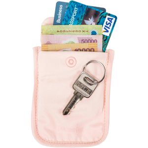 Produktbild für Portemonnaie Pacsafe Coversafe S25, pink, aus Nylon