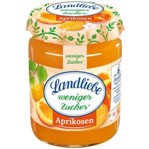 Fruchtaufstrich Landliebe weniger Zucker, Aprikosen