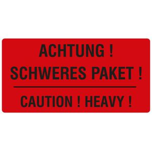 Produktbild für Hinweisetiketten Böttcher-AG Schweres Paket