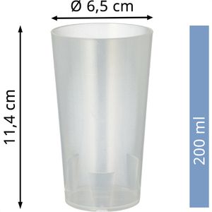Produktbild für Trinkbecher Papstar 85194, transparent, PP