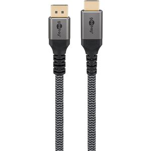Produktbild für Displayport-Kabel Goobay 78964, 8K UHD, 40 Gbit/s, DP 2.0