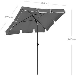 Produktbild für Sonnenschirm Songmics GPU180G01, rechteckig