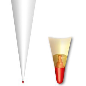 Produktbild für Schultüte Roth 667031, Rohling, weiß