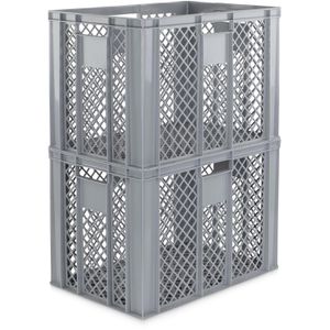 Produktbild für Eurobox Alpha-Paletten grau, 80 Liter, lebensmittelecht