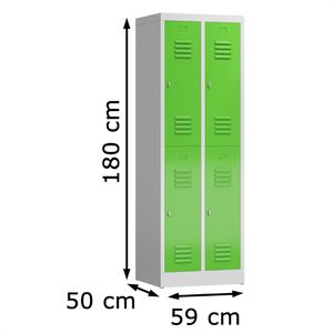 Produktbild für Spind ClassiX X-520225, grün