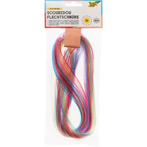 Bastelset Folia 732050 Flechtschnüre Scoubidou