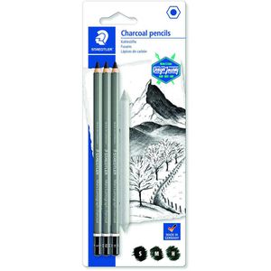 Produktbild für Kohlestifte Staedtler Mars Lumograph, 100C SBK4