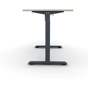 Produktbild für Schreibtisch Geramöbel Elevate Home, lichtgrau / anthrazit