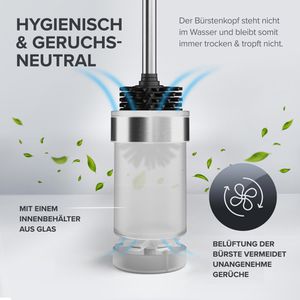 Produktbild für WC-Bürste ovimar Tranerodde, silber