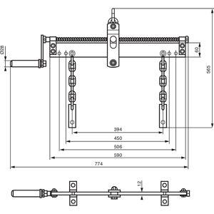 Produktbild für Balancierer Bahco BH6AC1-680A, für Werkstattkran