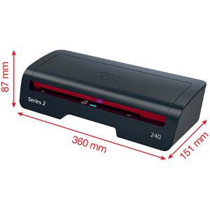 Produktbild für Laminiergerät GBC 240, mit 2 Rollen, A4