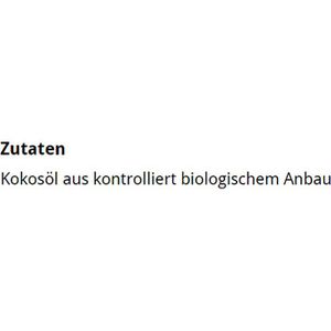 Produktbild für Kokosöl Ölmühle-Solling nativ, Naturland Fair, BIO
