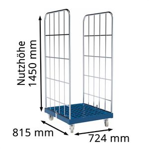 Produktbild für Rollbehälter HMH Nutzhöhe 1450mm