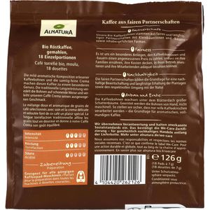 Produktbild für Kaffeepads Alnatura Caffe Crema, BIO