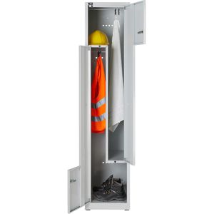 Produktbild für Spind Bisley-Light GL04Z-245, Z-Spind, lichtgrau