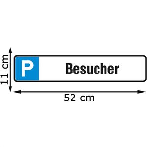 Produktbild für Parkplatzschild SafetyMarking aus Aluminium