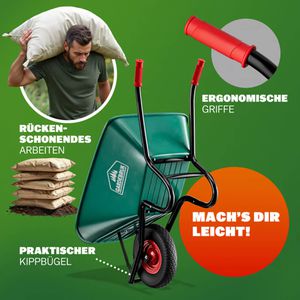 Produktbild für Schubkarre Gardebruk 108753, Tragkraft 250 kg