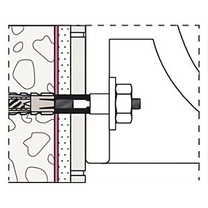 Produktbild für Schrauben-Dübel-Set Fischer 80660, WST 10 x 140