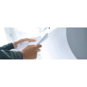 Produktbild für Putztuchrolle Fripa 5522303, XXL, aus Zellstoff, weiß