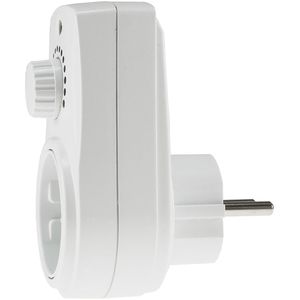 Produktbild für Steckdosenadapter ChiliTec 18278, weiß