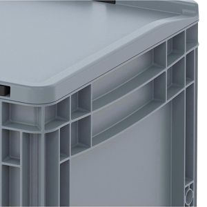 Produktbild für Eurobox AUER ED 43/27 HG, grau, 26 Liter