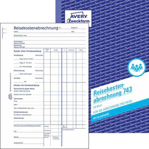 Reisekostenabrechnungen Zweckform 743