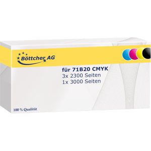 Produktbild für Toner Böttcher-AG für Lexmark 71B20 Multipack