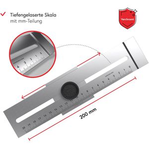 Produktbild für Streichmaß Bauheld OC0000023744332, aus Stahl