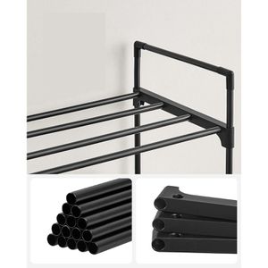 Produktbild für Schuhregal Songmics LSA13BK, aus Metall