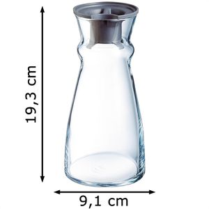 Produktbild für Karaffe Arcoroc Fluid L4194, mit Deckel