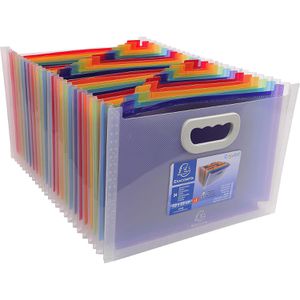 Produktbild für Fächermappe Exacompta 55198E Crystal, A4