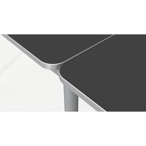 Produktbild für Schreibtisch Kerkmann Prime, weiß / silber