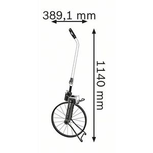 Produktbild für Messrad Bosch Professional, GWM 40, analog