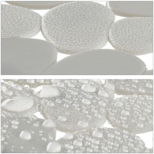 Produktbild für Badewannenmatte Relaxdays oval, 34,5 x 66,5 cm