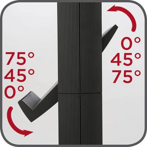 Produktbild für Prospekthalter Paperflow 255N.02, Uno, grau