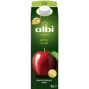 Produktbild für Saft albi Apfel klar, ohne Zuckerzusatz