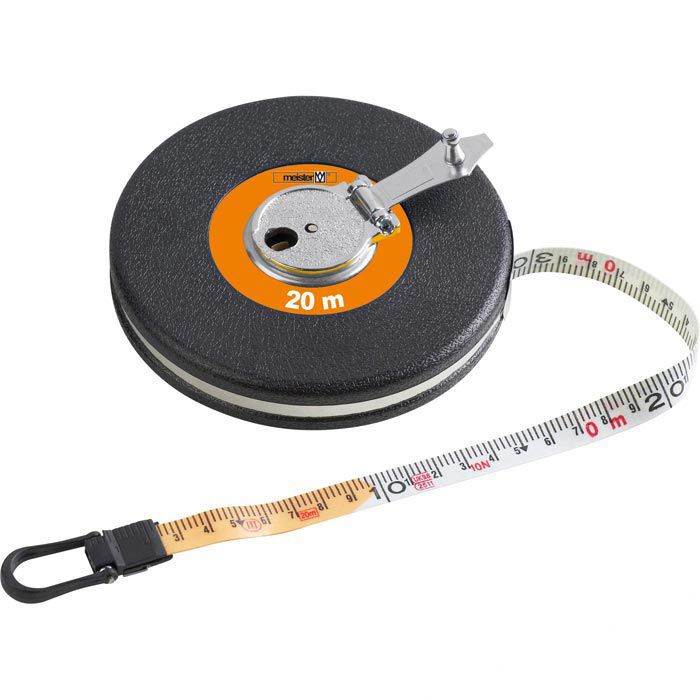 Glasfaser-Maßband 10 Meter - Robustes Maßband Für Baustelle, Handwerk & Garten